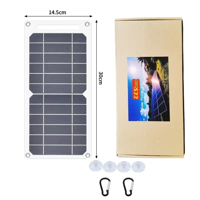 35W Portable Solar Panel - USB Solar Charger for Phones & Power Banks