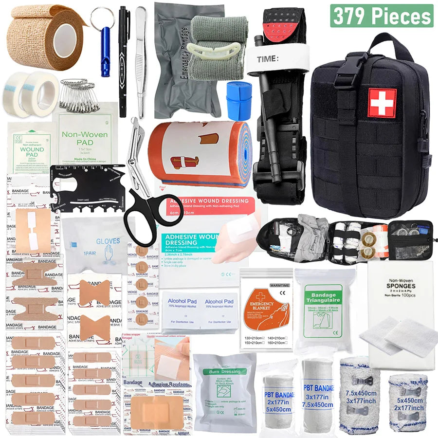 379-Piece Comprehensive Emergency Medical Bag