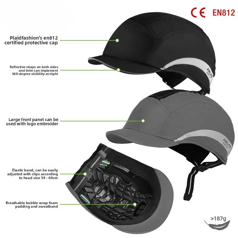 Baseball Style Safety Bump Cap