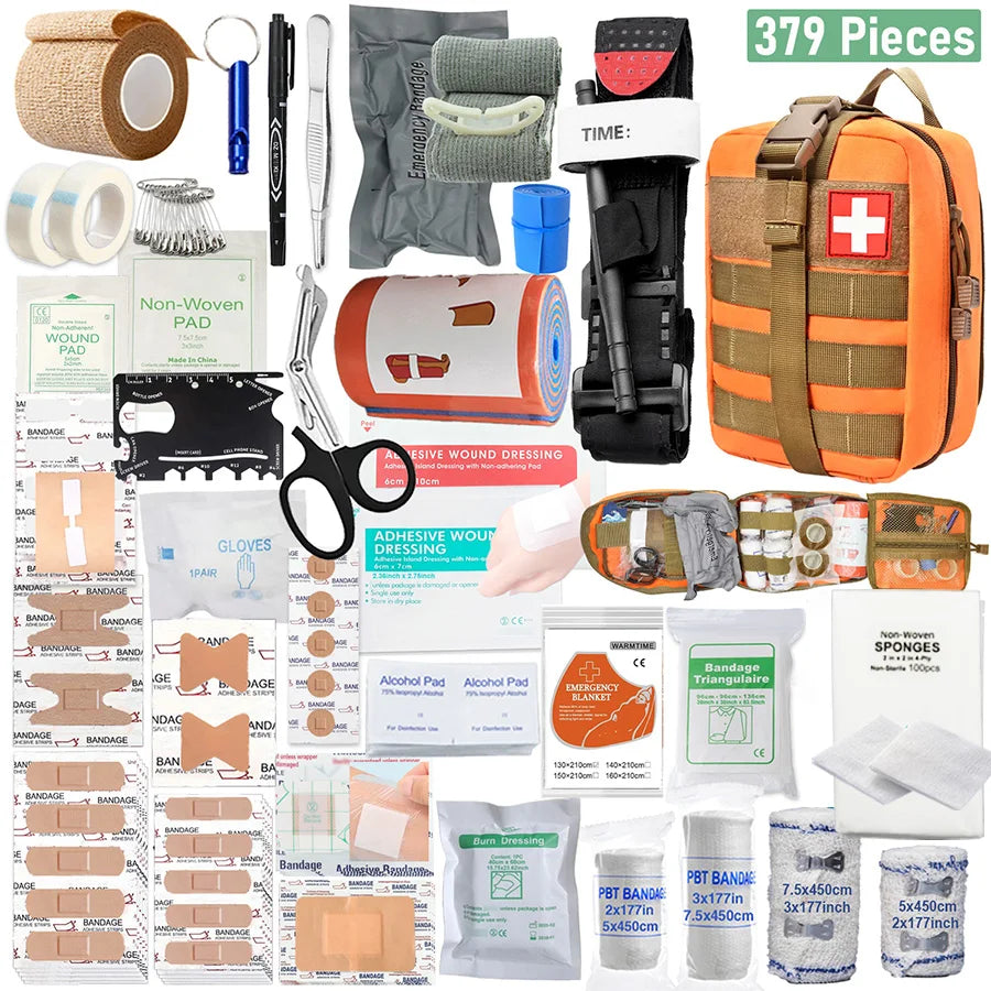 379-Piece Comprehensive Emergency Medical Bag